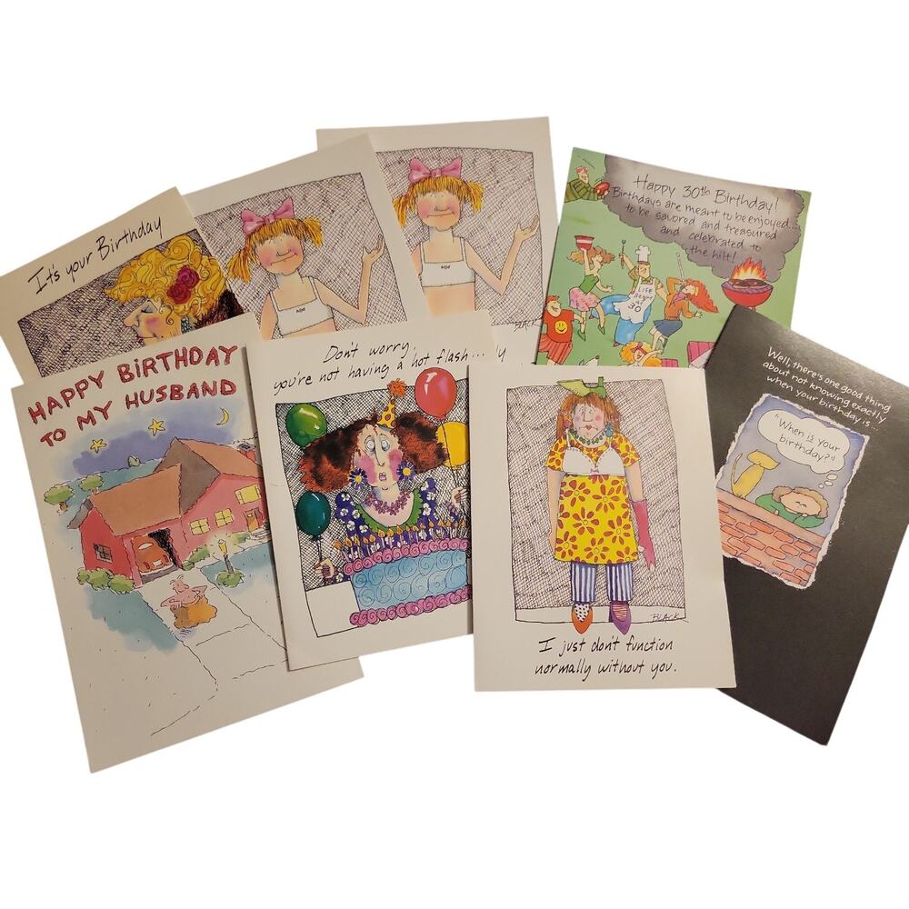 Renaissance Rhinestones Sarcastic, Funny Greeting Cards 6 Cards, 3 Envelopes